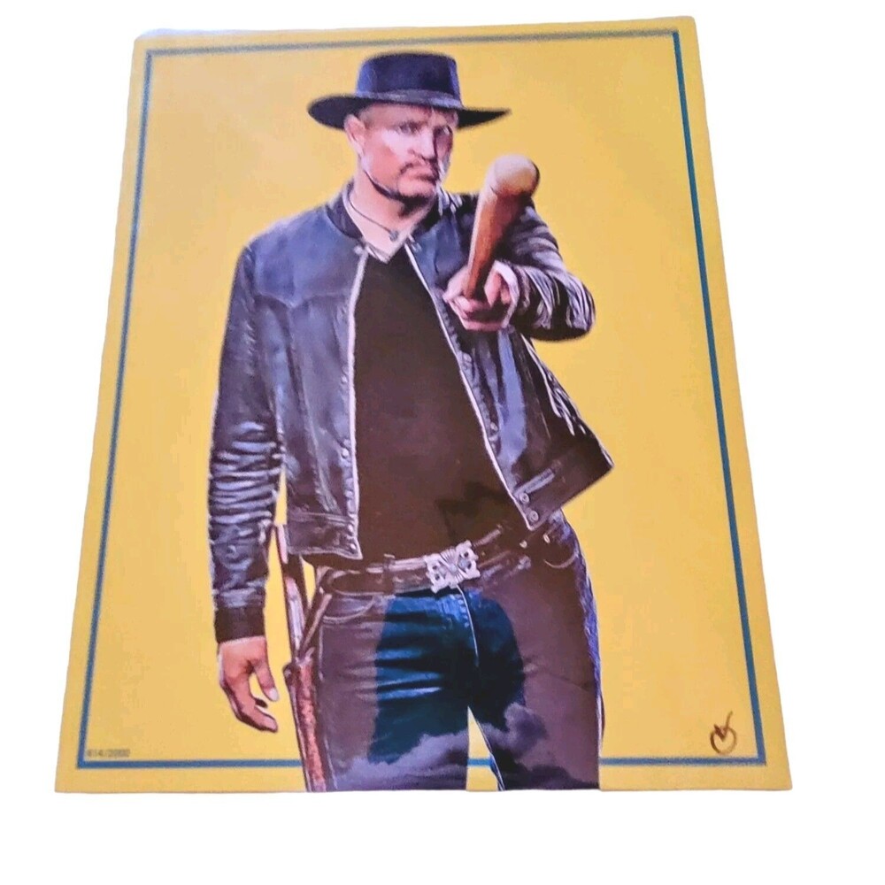 Zombieland Woody Harrelson Tallahassee Signed Art Print 814/2000 BAM! Box 8x10"